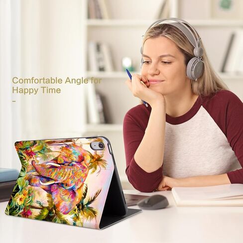 حافظة Lokigo iPad الجيل العاشر 2022، حافظة iPad الجيل العاشر، حافظة iPad 10.9، حافظة iPad 10.9 بوصة، حافظة حماية متعددة الزوايا لجهاز iPad الجيل العاشر، سلحفاة in Kuwait
