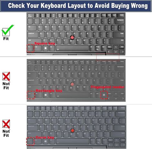 Keyboard Cover for Lenovo Thinkpad E14 Gen 6/5, Thinkpad T14 T14s Gen 4/3,L14 P14s Gen 4/3, ThinkPad X1 Yoga Gen 8/7, Thinkpad x1 Carbon Gen 11/10 14"(Not Fit T14 L14 P14s Gen 2 1) in Saudi Arabia
