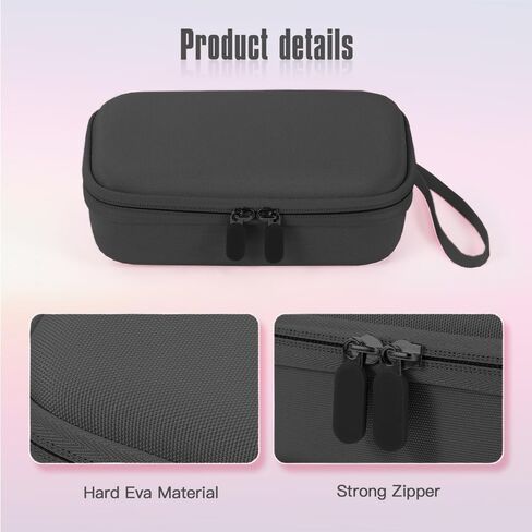 Camera Bag Carrying Case Compatible with Canon G7X Mark III/ G7X Mark II Digital Camera, Hard Bag Suitable for Travel and Home Storage (Black) in Saudi Arabia