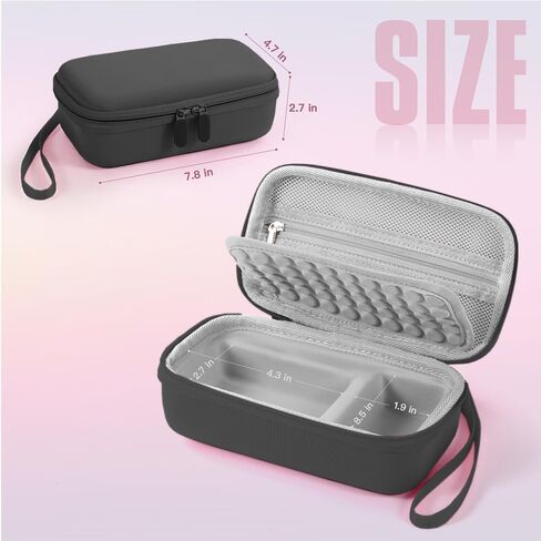 Camera Bag Carrying Case Compatible with Canon G7X Mark III/ G7X Mark II Digital Camera, Hard Bag Suitable for Travel and Home Storage (Black) in Saudi Arabia