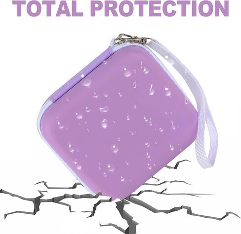 Lumus&Solem Purple Kids Camera Case for Instant Cameras - Storage Bag Compatible with Digital Video Cameras for Girls and Toddlers（Case Only） in Saudi Arabia