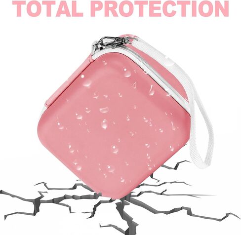 حقيبة كاميرا Lumus&Solem باللون الأرجواني للأطفال للكاميرات الفورية - حقيبة تخزين متوافقة مع كاميرات الفيديو الرقمية للفتيات والأطفال الصغار (الجراب فقط) in Kuwait