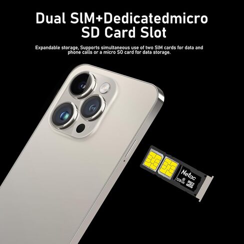 15PROMA X Smartphone,Android 13.0,Long Battery Life 6800mAh,16+512GB with 128GB Memory Card Cell Phone,6.8“ HD Screen,Dual SIM,5G/Face ID/Fingerprint Lock/GPS (Gold) in Saudi Arabia