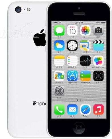 هاتف خلوي غير مقفل من EGEN، نظام I0S 16GB Factory 5c-Gen، هاتف غير مقفل من المصنع (فضي) in Saudi Arabia
