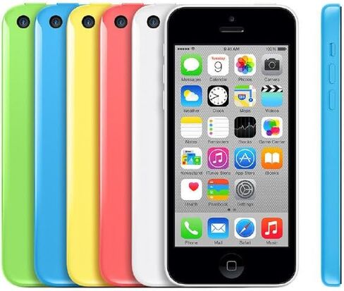 هاتف خلوي غير مقفل من EGEN، نظام I0S 16GB Factory 5c-Gen، هاتف غير مقفل من المصنع (فضي) in Saudi Arabia