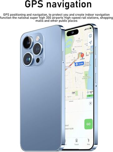 15PROMA X Smartphone,Android 13.0,Long Battery Life 6800mAh,16+512GB with 128GB Memory Card Cell Phone,6.8“ HD Screen,Dual SIM,5G/Face ID/Fingerprint Lock/GPS (Gold) in Saudi Arabia
