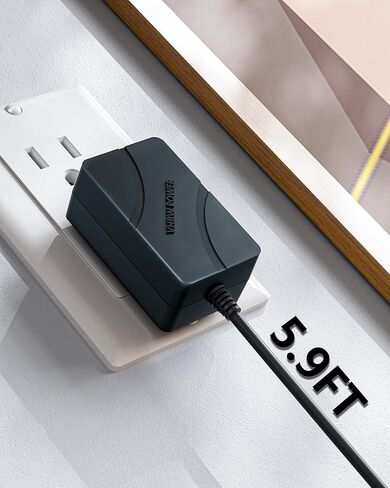 VHBW 9V for Crosley Record Player Power Cord Compatible with Crosley Cruiser CR8005A I II III Series CR8005C CR6005A CR89 CR221 Portable Record Player in Kuwait