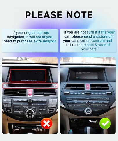 8 CORE 4G+64G Car Radio Stereo for Honda Accord 2008-2013 with Wireless CarPlay/Android Auto, 10.1 inch 1280 * 720P IPS Touch Screen Head Unit Android 13 GPS WiFi Bluetooth 32-Band DSP SWC HD Camera in Saudi Arabia