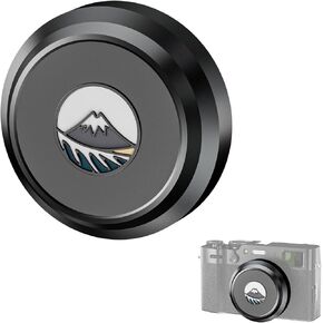 NEEWER Lens Cap for X100V & X100VI, Aluminum Alloy Snap On Lens Protector Cover with Scratch Resistant Interiors, Compatible with Fujifilm X100V & X100VI, Black, CA113