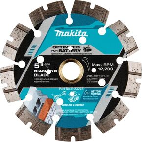 Makita E-23276 5" Thin Kerf Diamond Blade, Segmented, General Purpose