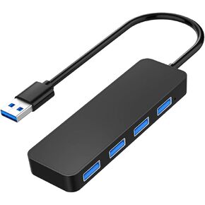 Aluminum 7 Ports USB 3.0 hub with Charging Function, 36W (12V/3A) Power Adapter,Individual Power swiches