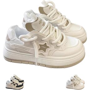 Star Shoes Walking Sneakers for Women Breathable Sporty Charm Y2K Aesthetic Cute Chunky Comfort Insole US 4-8