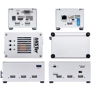 Custom Metal Cases Kits for Terasic DE10-Nano Game Machine Accessories, DIY Metal Shell Kit for Mister FPGA (Silver)