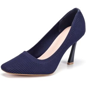 Women's Pumps Pointed Toe Kitten Heel Slip On Dressy Casual Shoes