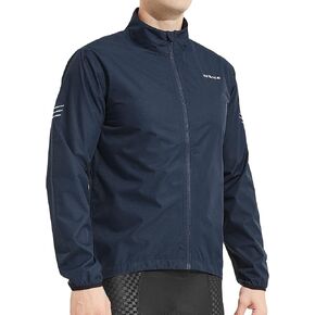 INBIKE Men's Waterproof Breathable Rain Jackets Cycling Running Windbreaker Raincoat Lightweight Reflective Orange XXX-Large…