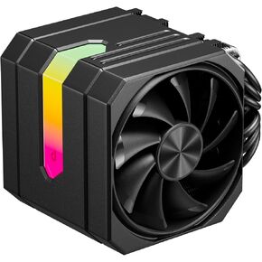 CPU Air Cooler with 6X6mm Heat Pipes,Dual 120mm Fan ARGB CPU Cooler 1600rmp,CPU Air Cooler AMD AM5/AM4/AM3 Series,CPU Air Cooler 6.22’’ Height compatible with Intel LGA 1700/1150/1155/1156/2011(White)