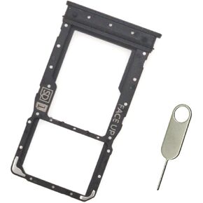 Single Sim Card Tray SD Slot Holder Replacement for Motorola Moto G Power 2024 XT2415 (Midnight Blue)