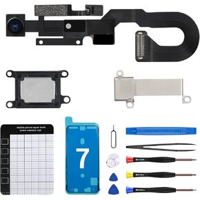 for iPhone 7 Ear Speaker Replacement Kit OEM with 7MP Facing Front Camera + Front Earpiece Module with Proximity Sensor Microphone Flex Part Ambient Light Fix Repair Tools A1660 A1778 A1779 in Kuwait