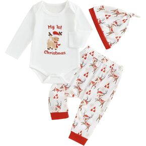 Twopumpkin My First 4th Of July Baby Girl Outfit Infant Fourth Of July Onesie Newborn Bell Bottoms Memorial Day Clothes