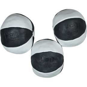 Hide & Drink, Set of 3 Juggling Balls, Equipment, Professional Style with Great Feel, Panel Design, Full Grain Leather, Handmade