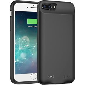 Battery Case for iPhone 6/6s/7/8/SE(2020/2022), Newest 10000mAh Rechargeable Portable Protective Extended Charger Case Compatible with iPhone 8/7/6s/6/SE2/3 (4.7 inch) Charging Case & Carplay (Black)
