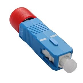 QIANRENON SC Male to FC Female Hybrid Fibre Optic Connector Adapter SM 9/125μm SC/UPC to FC/UPC Simplex Fibre Optic Converter Coupler, for Optical Power Meter Red Light Pen FTTH Patch Cord Pigtail