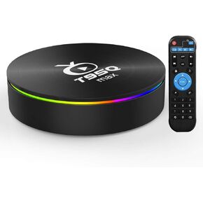 Amlogic S905X3 Android 9.0 TV Box T95Q Max 4GB RAM 32GB ROM 4K Ultra HD H.265 Dual Band WiFi Bluetooth 4.0 Media Box 2.4/5Ghz WiFi 100M LAN HDMI 2.1 USB 3.0