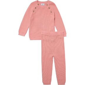 Stellou & friends 2-Piece Toddler Outfits - Knit Sweater & Pants - 0-24 Months