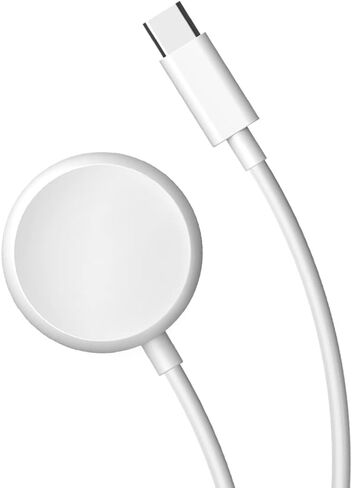 شاحن ساعة 𝐔𝐩𝐠𝐫𝐚𝐝𝐞𝐝 متوافق مع ساعة Google Pixel، كابل شحن سريع [محمول] شحن لاسلكي (أبيض) in Kuwait