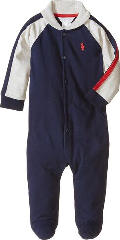 Ralph Lauren Baby Boys Cotton Shawl-Collar Coverall in Saudi Arabia
