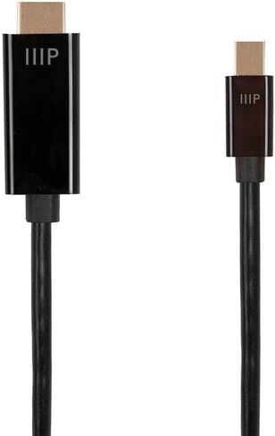 مونوبرايس كابل Mini DisplayPort إلى HDTV - 1 متر - أسود | 4K@60 هرتز - حدد السلسلة in Saudi Arabia