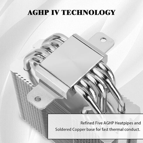 مبرد وحدة المعالجة المركزية Thermalright Assassin King 120 Mini White ARGB V3 CPU، مبرد هواء وحدة المعالجة المركزية بمروحة هادئة 120 مم PWM، يدعم Intel lga1700/1150/1151/1200، AMD AM4 AM5، مرآة إنفينيتي ARGB Light Effect، مبرد الكمبيوتر in Saudi Arabia