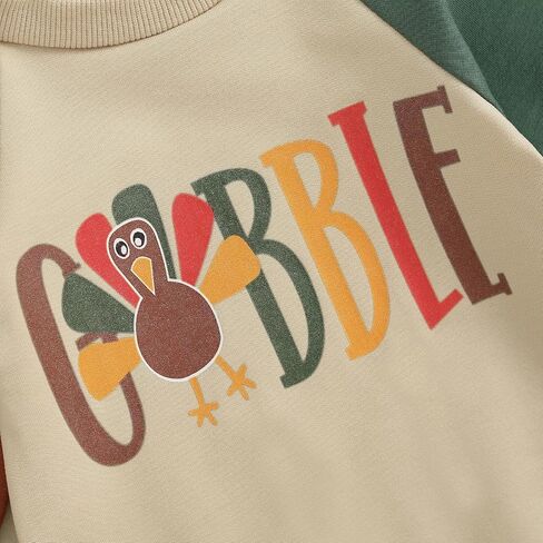 Baby Thanksgiving Clothes Infant Boy Girl Turkey Romper Jumpsuit Newborn First Thanksgiving Outfit in Saudi Arabia