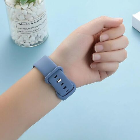 Sport Band Compatible with Apple Watch Bands 38mm 40mm 41mm 42mm 44mm 45mm 49mm,Soft Silicone Strap Compatible for Apple Watch Series 9 Ultra 8 7 6 5 4 3 2 1 SE Men Women 38/40/41MM in Saudi Arabia