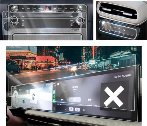 واقي شاشة Ruiya 2025 GV80، لملحقات Genesis GV80 2025 GV80 شاشة لمس بلاستيكية لأفلام النانو متوافقة مع 2025 Genesis GV80 (6 قطع/مجموعات) in Kuwait