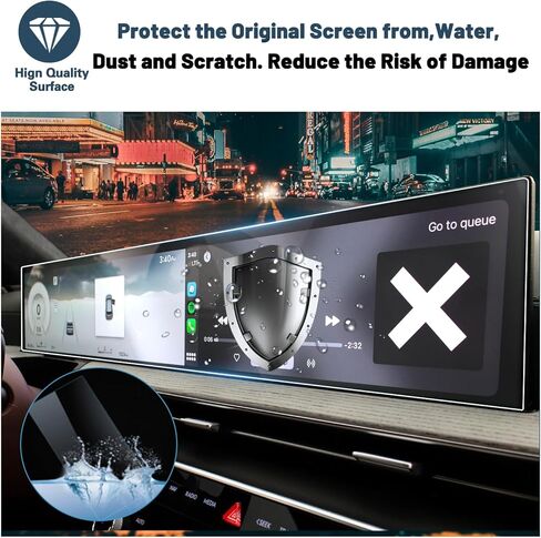 واقي شاشة Ruiya 2025 GV80، لملحقات Genesis GV80 2025 GV80 شاشة لمس بلاستيكية لأفلام النانو متوافقة مع 2025 Genesis GV80 (6 قطع/مجموعات) in Kuwait