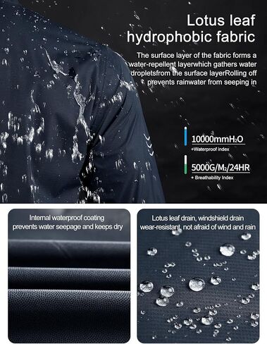 INBIKE Men's Waterproof Breathable Rain Jackets Cycling Running Windbreaker Raincoat Lightweight Reflective Orange XXX-Large… in Saudi Arabia