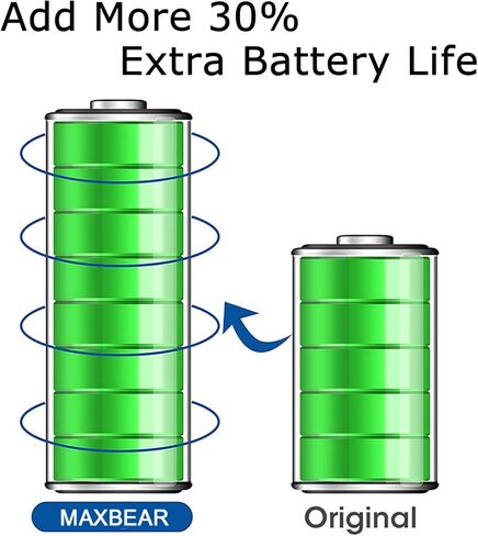 بطارية MAXBEAR Galaxy Z Flip 3، أحدث بطارية بديلة بقدرة 2800 مللي أمبير في الساعة 3.85 فولت EB-BF711ABY لهاتف Samsung Galaxy Z Flip 3 5G (2021)، SM-F711B مع مجموعة أدوات الإصلاح in Kuwait