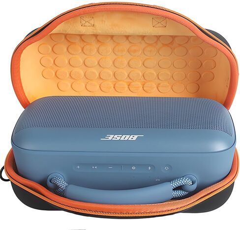 Hard Travel Case for Bose SoundLink Max Portable Speaker Large Waterproof Wireless Bluetooth Speaker,for Bose SoundLink Max Portable Speaker Hard Protective Case-XDQDFDC(Orange) in Saudi Arabia