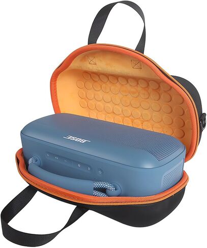 Hard Travel Case for Bose SoundLink Max Portable Speaker Large Waterproof Wireless Bluetooth Speaker,for Bose SoundLink Max Portable Speaker Hard Protective Case-XDQDFDC(Orange) in Saudi Arabia