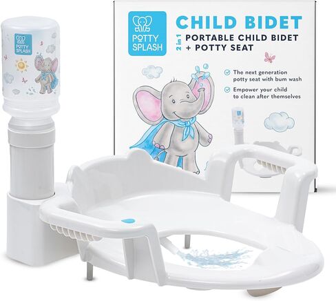 2 in 1 Potty Seat and Child Bidet, Easy to Assemble, Teaches Bathroom Indpendence and Adored by Children in Saudi Arabia