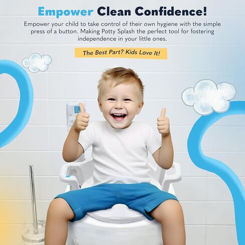 2 in 1 Potty Seat and Child Bidet, Easy to Assemble, Teaches Bathroom Indpendence and Adored by Children in Saudi Arabia