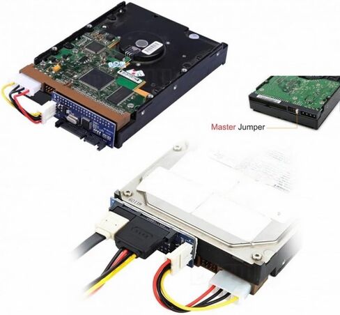CY IDE/PATA 40Pin Disk to SATA Female Mainboard Converter Adapter PCBA for Desktop 3.5" Hard Disk Drive in Saudi Arabia