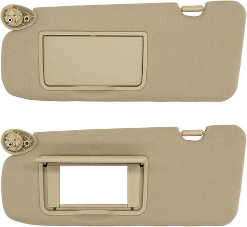 NHILES Driver & Passenger Side Sun Visor Compatible with Honda CRV 2017 2018 2019 2020 2021 2022 Sunshade Number 83280TLAA12ZA 83230TLAA12ZA Color: Beige in Saudi Arabia