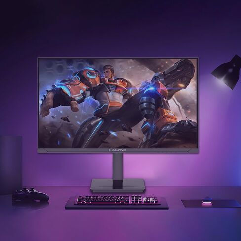 شاشة ألعاب 27 بوصة FHD 1920x1080 360 هرتز - HDMI x2، DP x2، تتضمن كابل DP، إضاءة RGB، 0.5 مللي ثانية، إمكانية ضبط الارتفاع - أسود، مكبرات صوت مدمجة (HG2736F) in Saudi Arabia