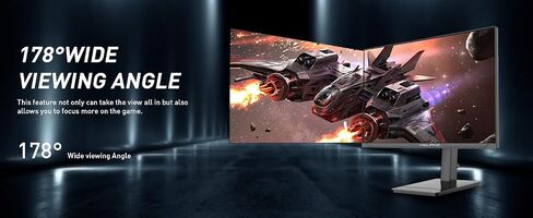 شاشة ألعاب 27 بوصة FHD 1920x1080 360 هرتز - HDMI x2، DP x2، تتضمن كابل DP، إضاءة RGB، 0.5 مللي ثانية، إمكانية ضبط الارتفاع - أسود، مكبرات صوت مدمجة (HG2736F) in Saudi Arabia