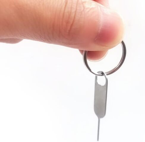 YuCool 16 قطعة من أداة إزالة بطاقة Sim Card Tray Eject Pin Ejector مع 16 قطعة من حلقة المفاتيح، جميع هواتف iPhone Apple iPad HTC Samsung Galaxy الهاتف الذكي سلسلة ساعات الهاتف الذكي in Kuwait