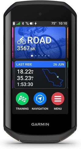 Garmin Edge 1050، كمبيوتر دراجة ممتاز، تدريب متقدم على الدراجات وميزات الركوب الجماعي والرسائل، مكبر صوت مدمج، حزمة كمبيوتر الدراجة لتنبيهات مخاطر الطريق مع مجموعة تنظيف + ملحقات in Saudi Arabia