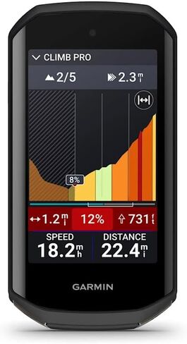 Garmin Edge 1050، كمبيوتر دراجة ممتاز، تدريب متقدم على الدراجات وميزات الركوب الجماعي والرسائل، مكبر صوت مدمج، حزمة كمبيوتر الدراجة لتنبيهات مخاطر الطريق مع مجموعة تنظيف + ملحقات in Saudi Arabia