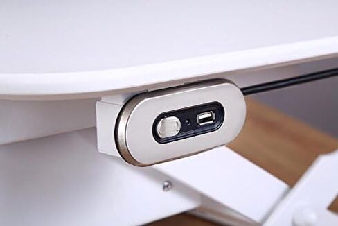 ApexDesk 36 inch Electric Standing Desk Converter, Sit Stand ZT Series - Black in Saudi Arabia